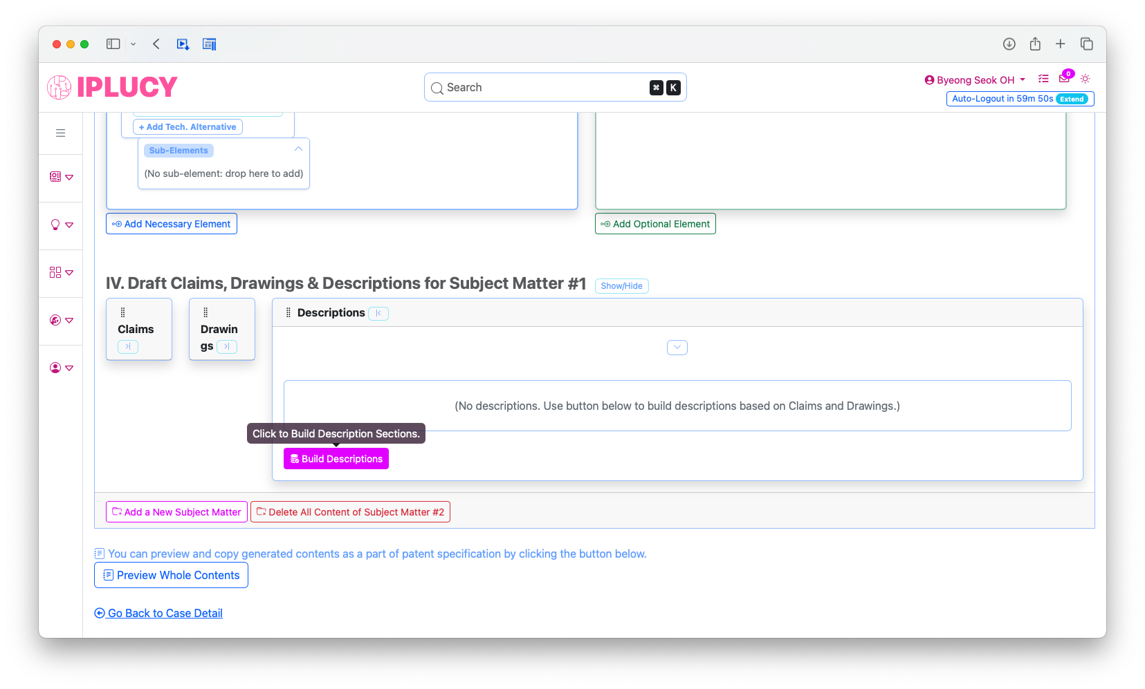 Build Descriptions
